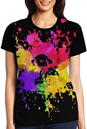 Glueay Bonsai Tree Japanese Christmas Women's Short Sleeve Tops Tee Crew Neck T-Shirt XXL