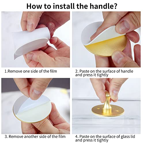 BTWD Glass Butter Dish with Lid for Countertop and Refrigerator, Large Butter Keeper Container Storage with Handle for Fridge, Butter Holder for Counter, Butter Tray Covered Butter Dishes with Lid