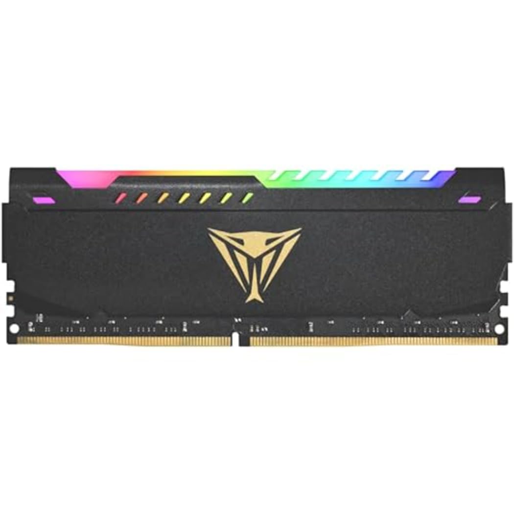 Patriot Viper Steel RGB DDR4 32GB (2 x 16GB) 3600MHz UDIMM Low-Latency Gaming Memory Kits - PVSR432G360C8K