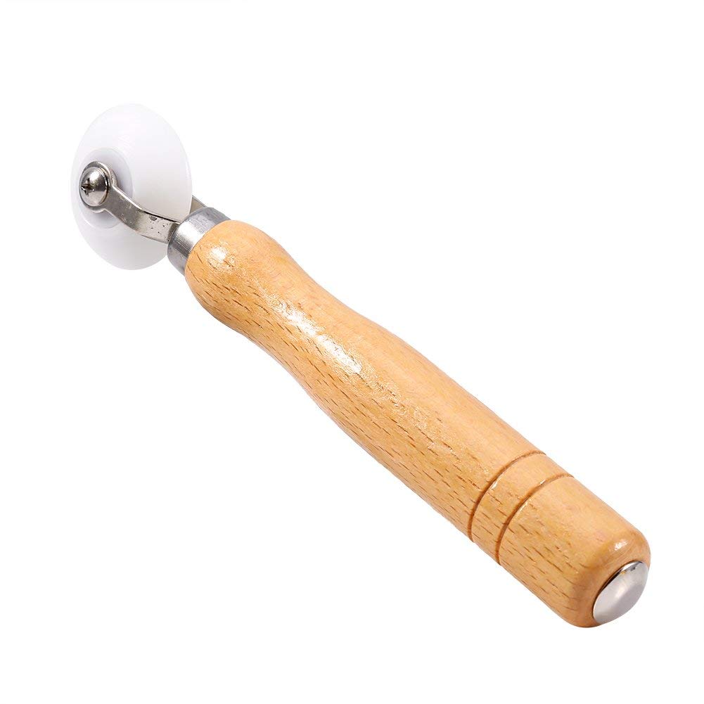 Aramox Internal External Corner Wallpaper Seam Roller Seamed Home Wall Paper Hand DIY Tool Solid Wood Handle