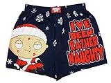 Family Guy Mens I've Been Rather Naughty Stewie Boxers Christmas Boxer Shorts