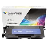 A&D Products Compatible Replacement for Brother TN560 Toner Cartridge High Yield Black (6,500 Page Yield)