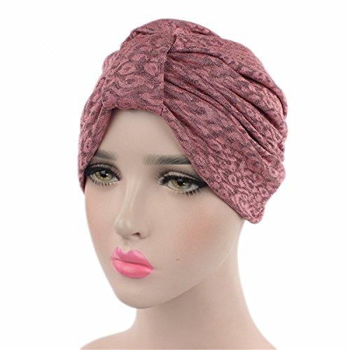 Qhome Luxury Stretchy Cotton Beanie Turban Headwrap Chemo Cap