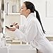 10x Magnifying Lighted Makeup Mirror. Warm LED Tap Light Bathroom Vanity Mirror. Wireless & Compact Travel Mirror
