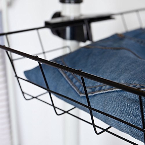 SoBuy Garment Rack, Freestanding Closet ,Clothes Drying Rack, Clothes Rack, Storage Shelving, FRG34