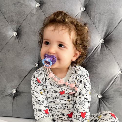 SPRACT Pacifier Clip Silicone Pacifier Holder Clip Binky Holder Clip