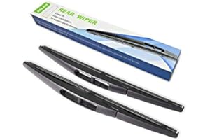 Rear Wiper Blade,ASLAM 10B Rear Windshield Wiper Blades Type-E for Original Equipment Replacement,Exact Fit(Pack of 2)