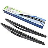 Rear Wiper Blade,ASLAM 10B Rear Windshield Wiper Blades Type-E for Original Equipment Replacement,Exact Fit(Pack of 2)