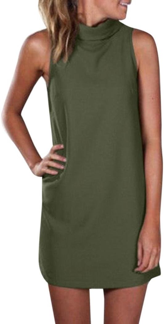 summer high neck dresses