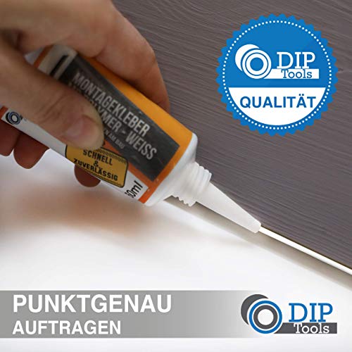 DIP-Tools Montagekleber extra stark - Kleben statt Bohren - Kleber extra stark - Styroporkleber, Steinkleber, Baukleber… – Bild 5