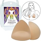 Bridal Triangle Plus~Bra Insert. Pushes up and fills out the cup.