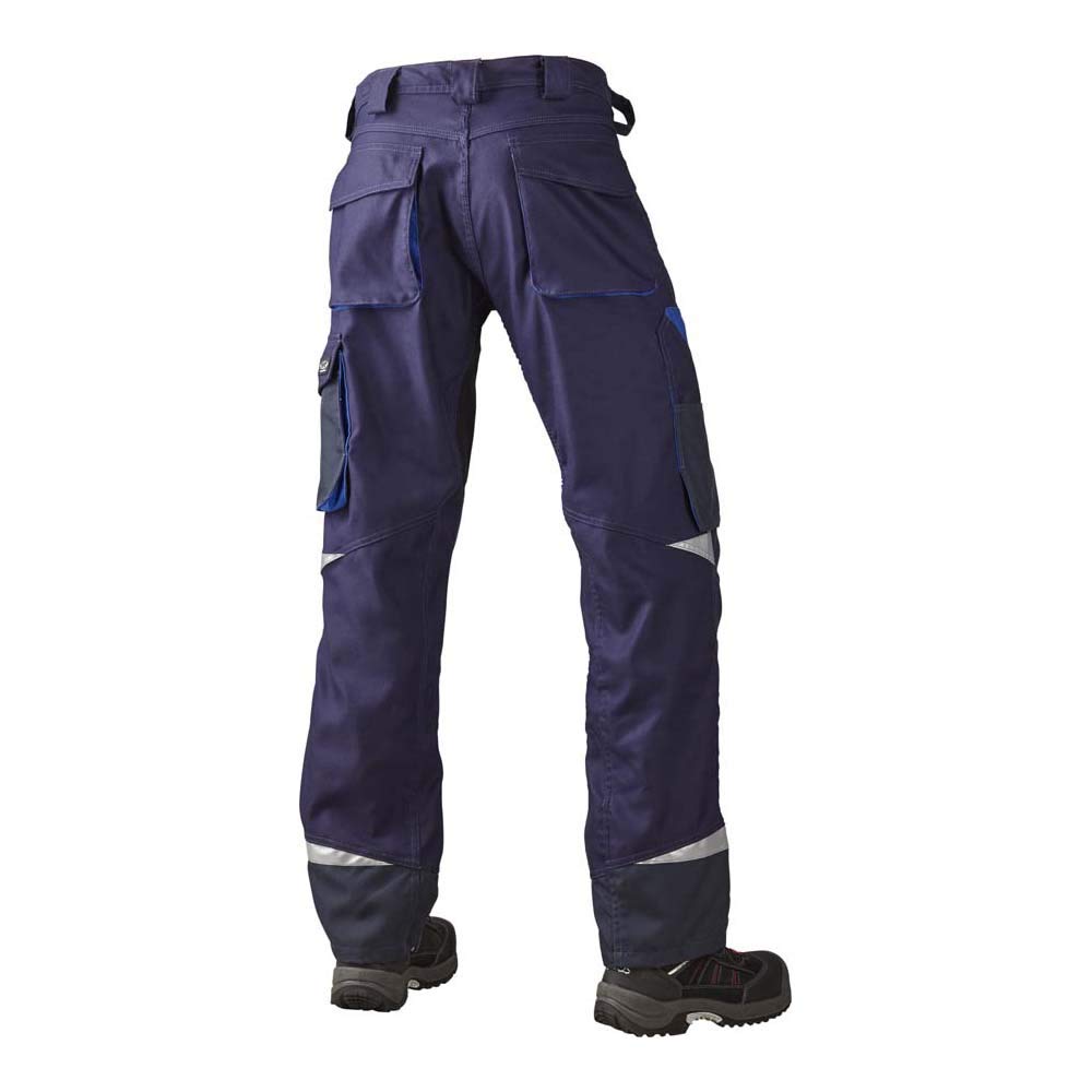 J.A.K. 160146B088 Series 1601 65% Polyester/35% Cotton Trousers Navy/Royal Blue, 50 L (35/35) Size