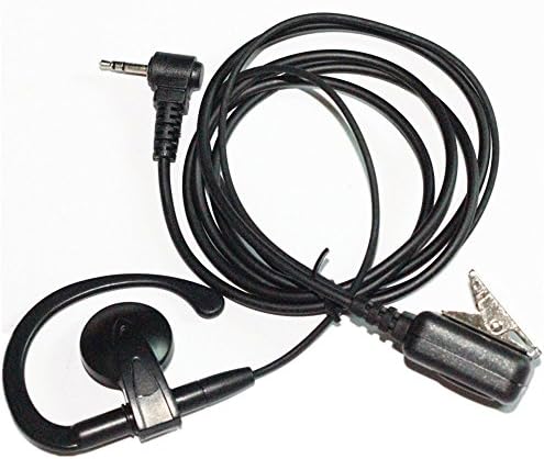 Covert G Shape Earpiece headset PTT MIC for 1 PIN 2.5MM Motorola COBRA Talkabout Walkie Talkie 2 Way Radio T6200C T5800 T7200 T5720