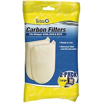 Tetra Whisper EX Carbon Filter Cartridges, Large, 2-Count