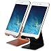 Honsky GEN-2 Universal Aluminum Cell Phone Tablet Desk Charging Stand Portable Hands Free Desktop Display Holder, 2 Set, Rose Gold/Black