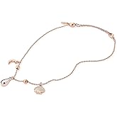 Alex and Ani Adjustable Anklet for Women, Rose Gold
