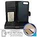 BUDDIBOX iPhone 7 Plus Case / iPhone 8 Plus Case, [Wallet Case] Premium PU Leather Wallet Case with [Kickstand] Card Holder and ID Slot for Apple iPhone 7 Plus / iPhone 8 Plus, (Black)