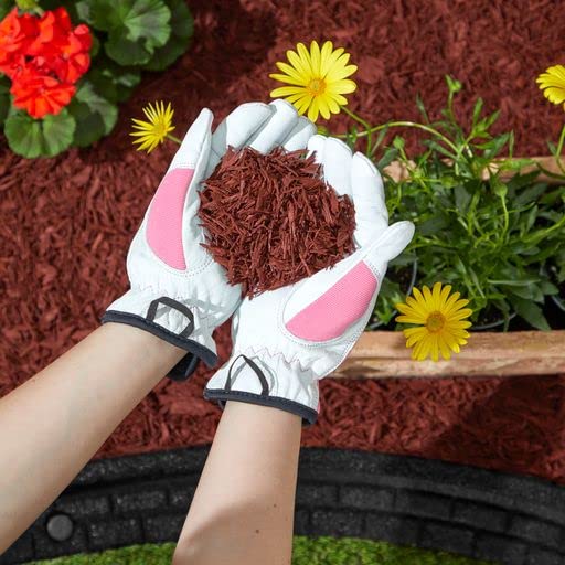 Rubberific Premium Shredded Rubber Mulch for Gardens, Lawns, and