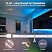 Novostella Smart LED Strip Lights, 16.4ft Wireless Flexible LED Night Light Rope Lights DC12V 5050 RGB 150LEDs Non-Waterproof Lighting with UL Listed Adapter, Working with Alexa/Google Assistant