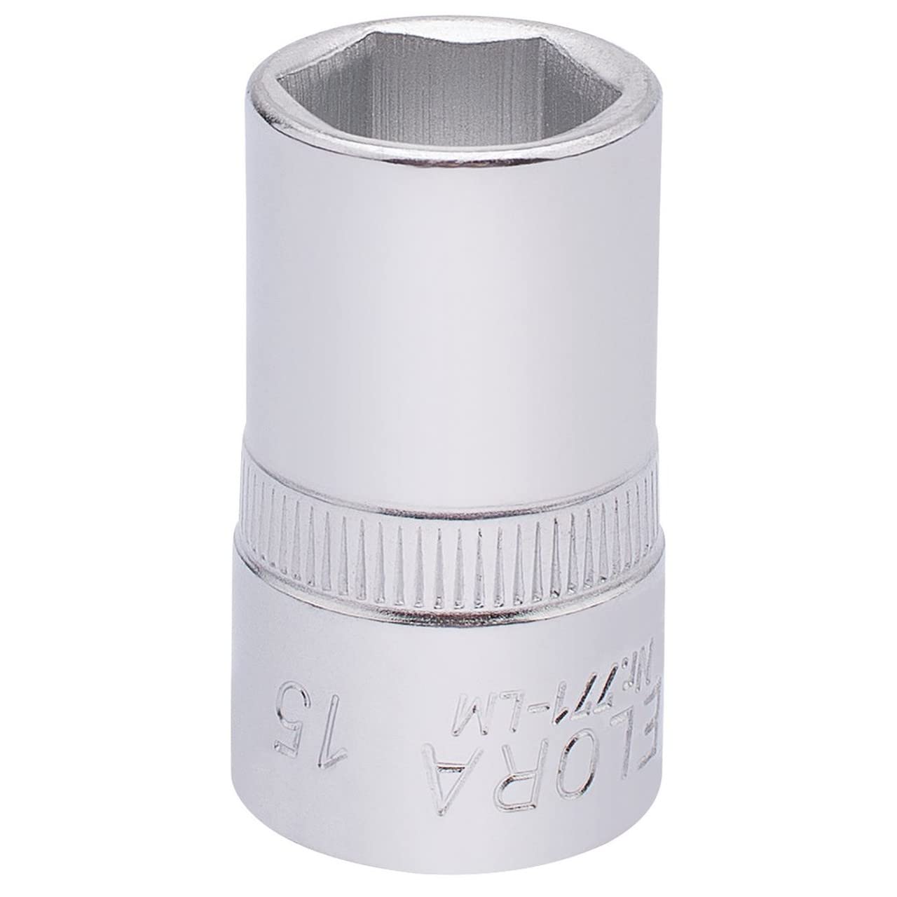 Draper 15304 Elora Hexagon Socket, 15mm Ø, 1/2" Square Drive