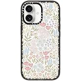 CASETiFY Impact iPhone 17 Case [Slim/Compatible with Magsafe / 8.2 ft. 4X Military Grade Drop Protection] - Eleanor - Clear Black