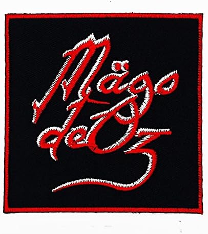 MNC Patch Black Mago de oz Music Band Heavy Metal Punk Rock Logo iron on sew on patch Sign Badge Symbol Patch Iron on Applique Embroidered Jacket T shirt Costume