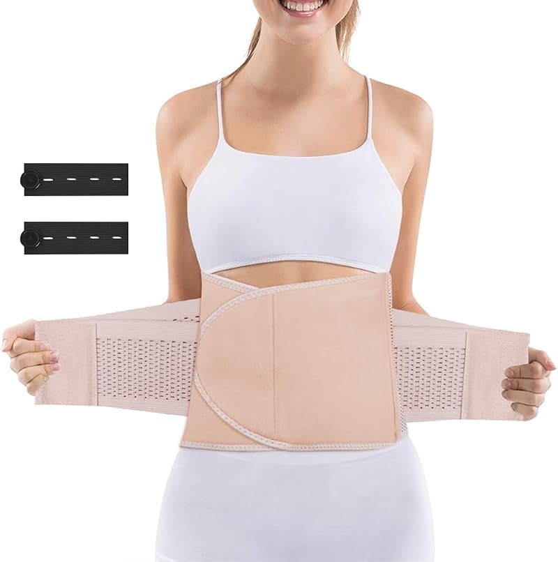 ACWOO Postpartum Belly Wrap C Section Recovery Belt Waist Support