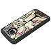 Moto Z Play Droid Case,LEEGU [Shock Absorption] Dual Layer Heavy Duty Protective Silicone Plastic Cover Case for Motorola Moto Z Play Droid - Love Tree (Black)