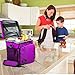 Ramaka Solutions – Insulated Lunch Bag Box, Extra Large Cooler Tote for Men, Women– Stain Resistant Nylon, 5 Compartments, Padded Grab Handle, Non-Toxic Liner, Adjustable Detachable Shoulder Strap Pad