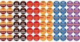 Copper Moon Coffee Single Serve pods for Keurig 2.0 K-Cup Brewers, Customers Favorites Variety Pack (12 Caramel Cappuccino, 12 Cider, 12 Cocoa, 12 Donut Cafe, 12 Kona, 12 Sumatra)