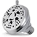 AquaDance Chrome Finish 6-Setting Shower Head for Maximum Power. Enjoy 2.5 gpm Spiral High Performance Luxury Even Under Low Water Pressure