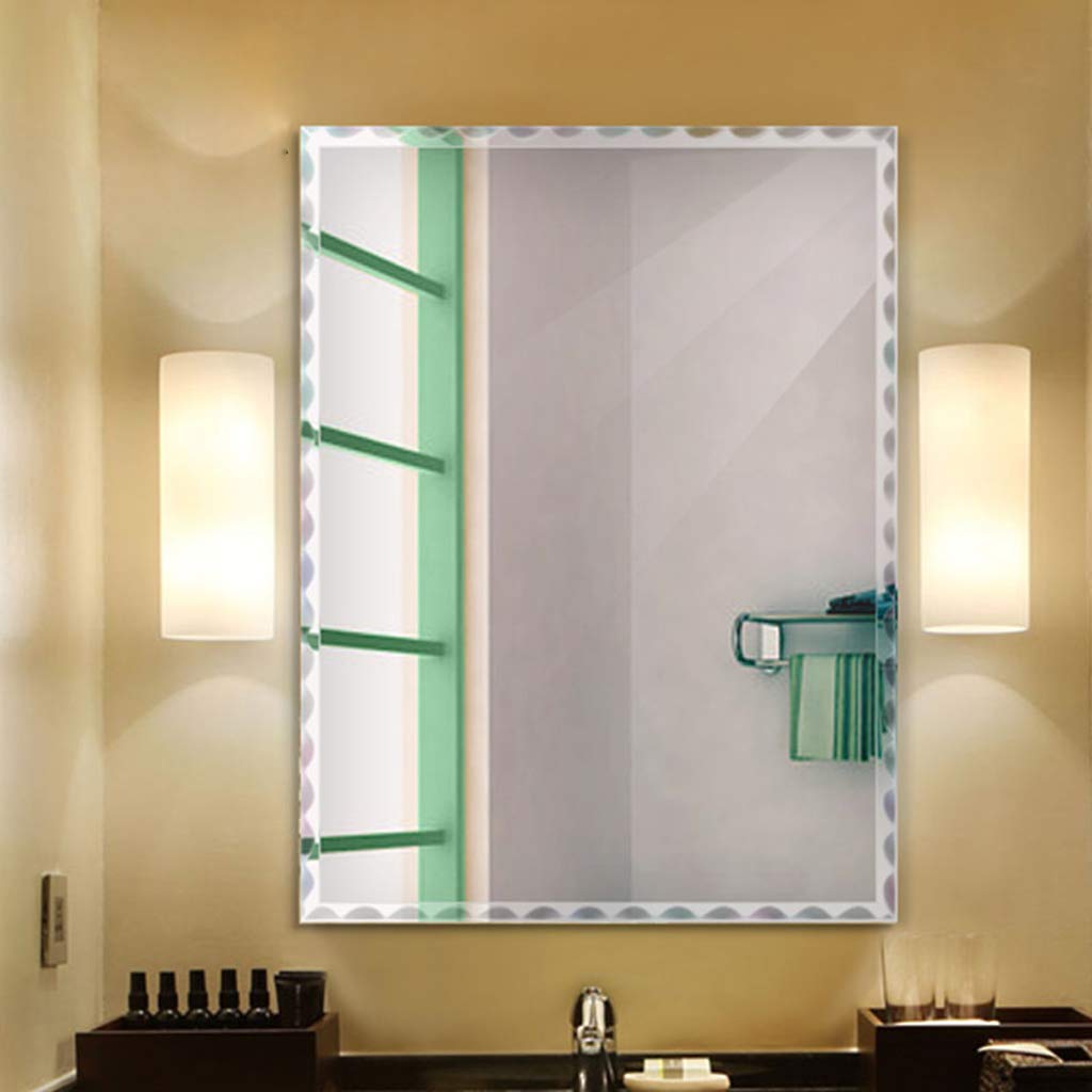 45x60cm Grosse Zi Ling Sho Weisser Seitlicher Badezimmer Spiegel Innenschlafzimmer Wohnzimmer Portal An Der Wand Befestigter Hauptdekorations Spiegel White Side Mobel Wohnaccessoires Wohnaccessoires Deko