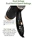 Travel Hair Dryer Dual Voltage Meets UL 859 Standards Compact Folding Handle 1200 Watts Lightweight for Worldwide Use Gym or Home 2 Speed/Heat Settings and Carry Bag (Black & Gold)