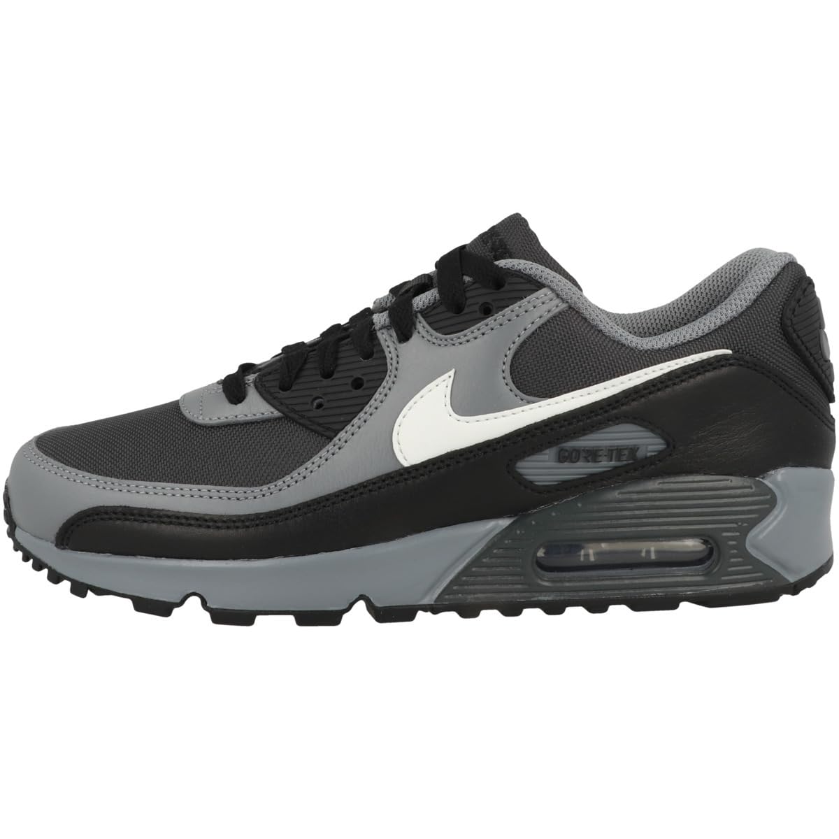 black and gray nike air max