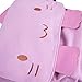 Cute Cat Canvas Backpack Schoolbag Lightweight Bookbag For Women Kids Girls Outdoor(pink01)