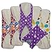 Love My ® /Mama/Girl/Maiden/Antibacterial Bamboo fiber/ Menstrual Pads/ Reusable/ Panty Liners - 6pcs pack-(Middle size)