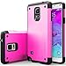 Galaxy Note 4 Case, Caseology [Sleek Armor Series] Slim Fitted Hard Exterior Metallic Shell for Samsung Galaxy Note 4 (2014) - Magenta Purple