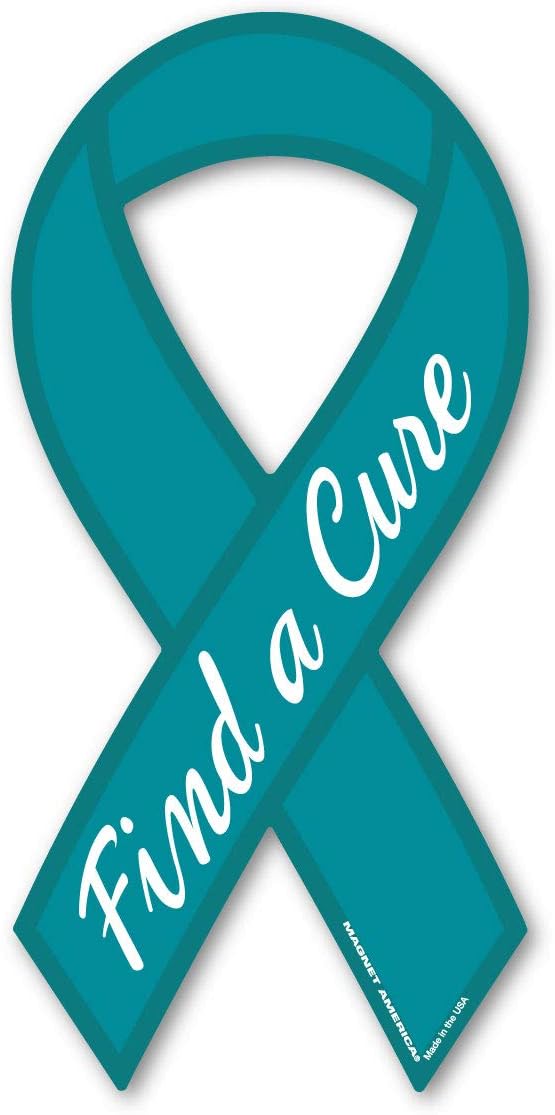 Cure Ovarian Cancer Ribbon Magnet