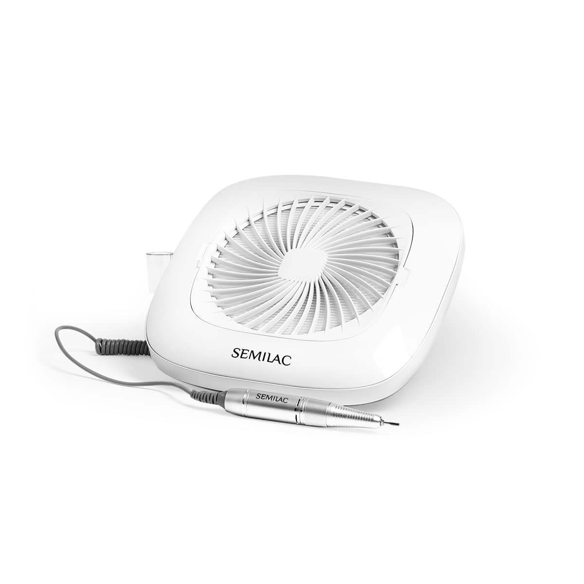 Semilac Electric Nail File 48W with Built in Dust Collector Vibration Free Nail Drill Machine for Manicure & Pedicure. Safe Removal of Gel & Acrylic Nails & Hard Skin