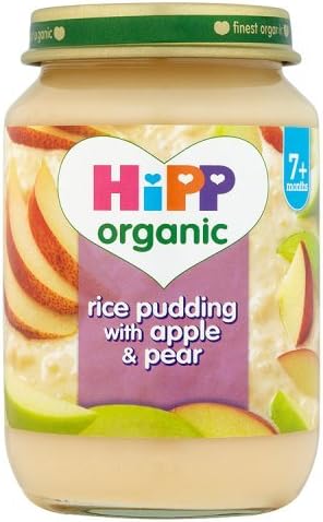 HiPP Organic Rice Pudding with Apple & Pear 190g