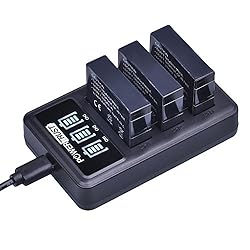 PowerTrust 3Pcs AHDBT-401 Battery for Gopro Hero 4