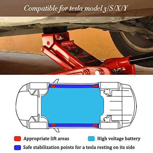 Lifting Jack Pad for Tesla Model 3/S/X/Y, KOMAKE Rubber Jack Lift Point