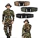 JTENG® Military Men Belt Tactical Nylon Canvas Outside Army Trouser Buckle Strap Sturdy and Adjustable 2 1/6