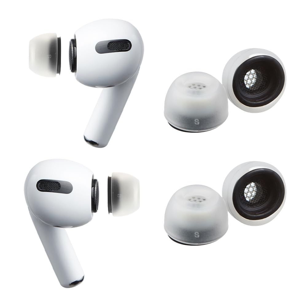 AZLA MAX for Airpods Pro 1st & 2nd Gen / 2 Pairs (S) – Airpod Pro Ear Tip Replacement – Airpod Pro Tips with Premium Silicone, Airpod Pro Tips, Airpod Ear Tips