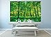Photo Wallpaper – Summer Trees – Picture Decoration Nature Landscape Forest Glade Sunbeams Garden Plants Ferns Recreation Park Image Decor Wall Mural (82.7x55.1in - 210x140cm)
