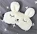 ZHICHEN Silk Eye Mask with Lovely 3D Cute Rabbit or Koala Face Soft Eye Bags Adjustable Sleeping Blindfold for Kids Girls Adult for Yoga Traveling Sleeping Party [Inclulding Ice Bag]
