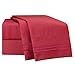 Nestl California King Sheet Set - 1800 Ultra-Soft Microfiber Cal King Bed Sheets - Double Brushed - Deep Pockets - Easy Fit - 4 Piece Set - Bed Sheets (California King, Burgundy Red)