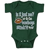 Smack Apparel Philadelphia Football Fans. is It Just Me? (Anti-Cowboys) Green Onesie (NB-18M) or Toddler Tee (2T-4T) (Onesie, Newborn)