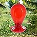 Twinkle Star Wild Bird Feeder Hanging for Garden Yard Outside Decoration, Panorama Gazebo Birdfeeder, Lighthouse Shaped (Red)