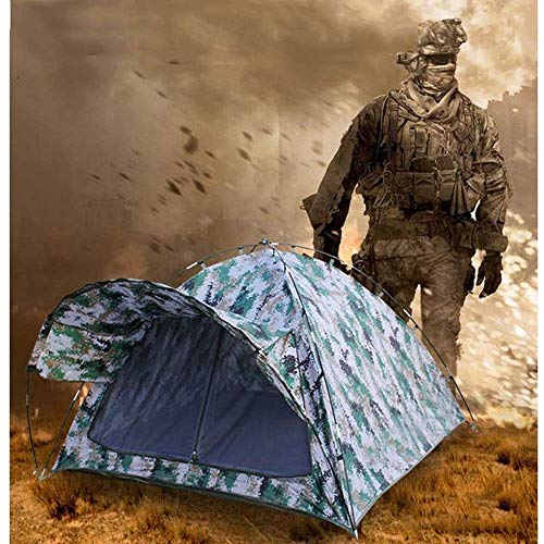 LBWNB Camping Digital-Sonnenschutz Tarnzelt, sehr atmungsaktiv Zwei Netze vorne und hinten, Polyester-Faser-Oxford-Tuch… – Bild 4